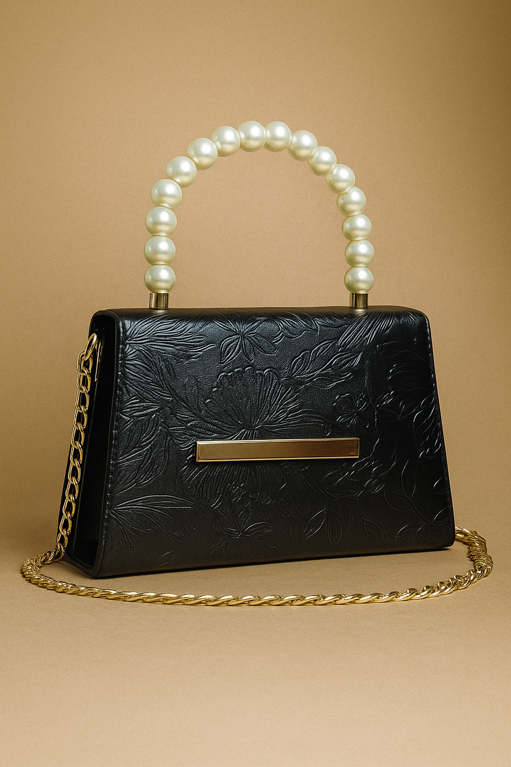 The Luxe Black Mini Shoulder Crossbody Handbag