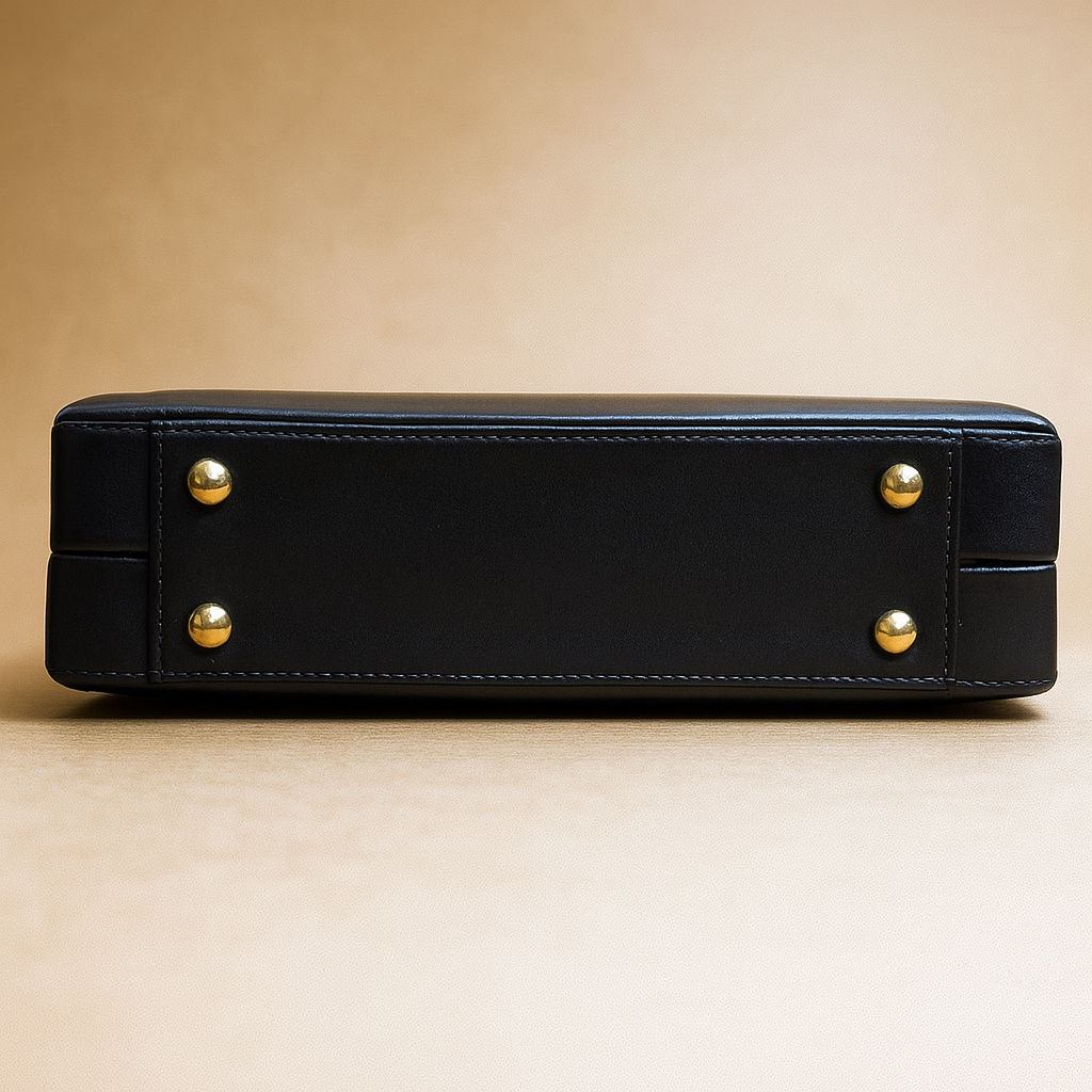 The Luxe Black Mini Shoulder Crossbody Handbag