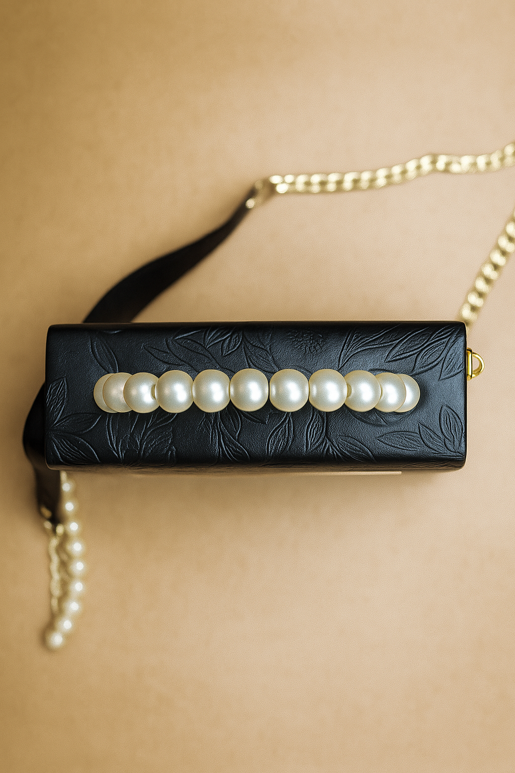 The Luxe Black Mini Shoulder Crossbody Handbag